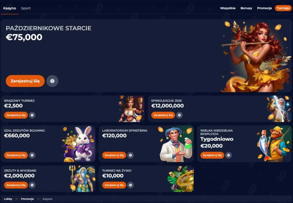 Bonusy i bogata kolekcja gier Bonusy i bogata kolekcja gier